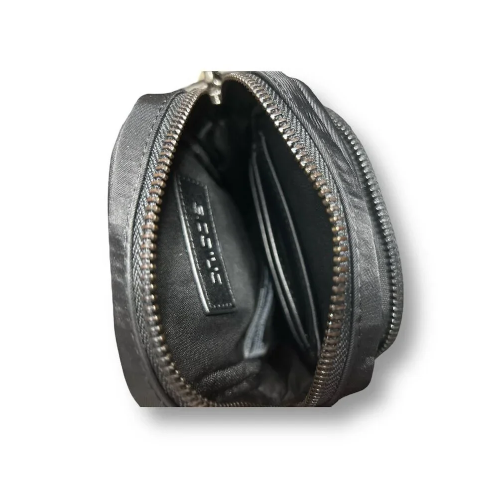 Chico's Black Cell Phone Crossbody Bag‎ Adjustable Strap Detachable Pouch